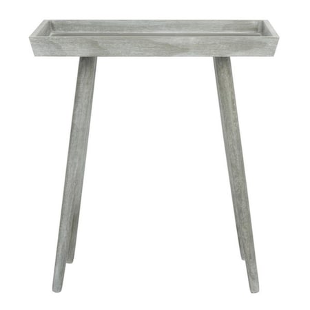 Safavieh 25.25 x 23.5 x 15.75 in. Nonie Tray Accent Table, Slate & Grey ACC5701C